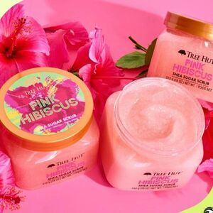 Tree Hut Shea Sugar Scrub Pink Hibiscus 🌺 18oz exfoliation